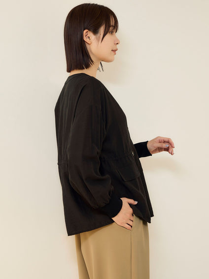 セミシアースラブブラウジングシャツ