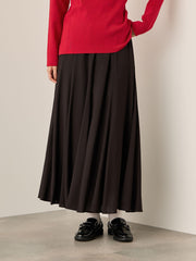 フローイングウールサーキュラースカート