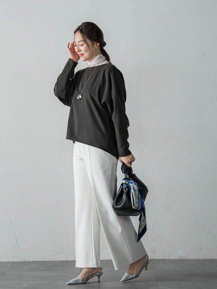 両面起毛T/Rブラウス