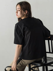 裾リブ前後異素材プルオーバー≪手洗い可能≫