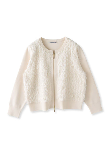 FAIRY AIRYジップカーディガン