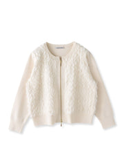 FAIRY AIRYジップカーディガン