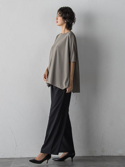 【大きいサイズ/受注会限定】エメラルドフロウジョンカットソー