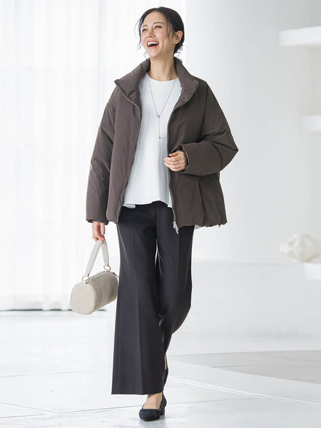 ペプラムシルエットプルオーバー≪洗える≫