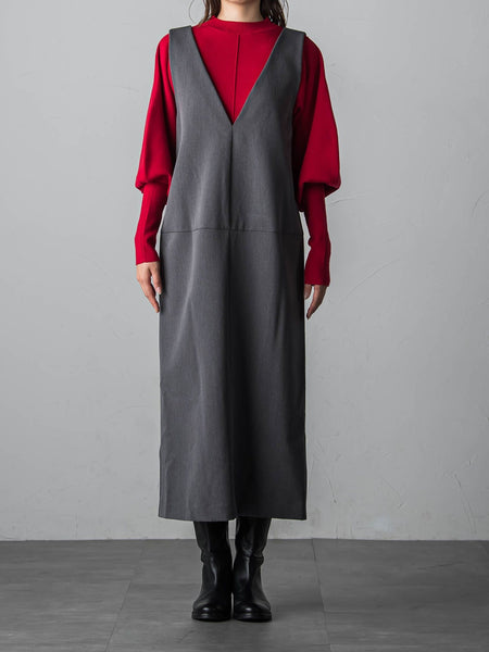 2WAYコクーンジャンパードレス≪手洗い可能≫