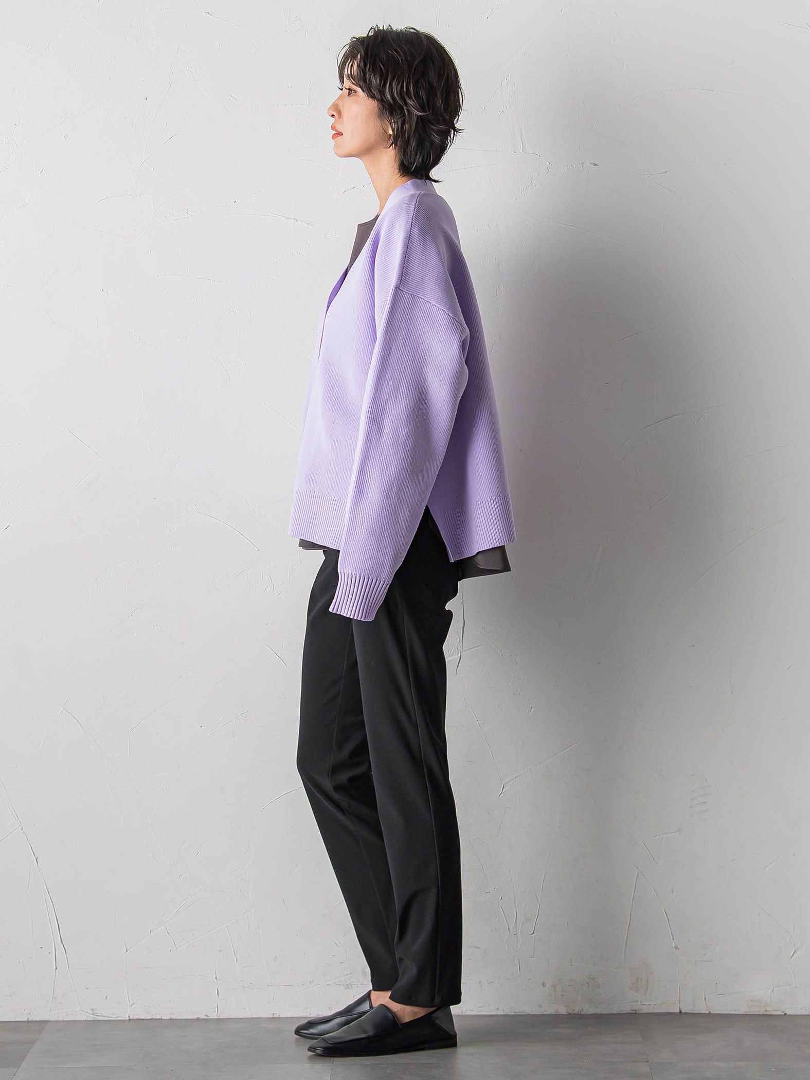 【大きいサイズ/WEB限定カラーあり】スポンディッシュニットカーディガン