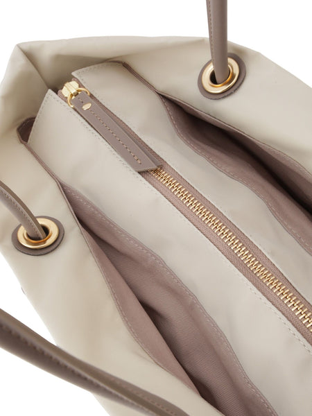 【WEB限定】【VIOLAd'ORO】ノットハンドルナイロントート M BIANCA / V-2250