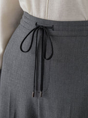 【大きいサイズ】エクセレントウォーム裏起毛ワイドパンツ