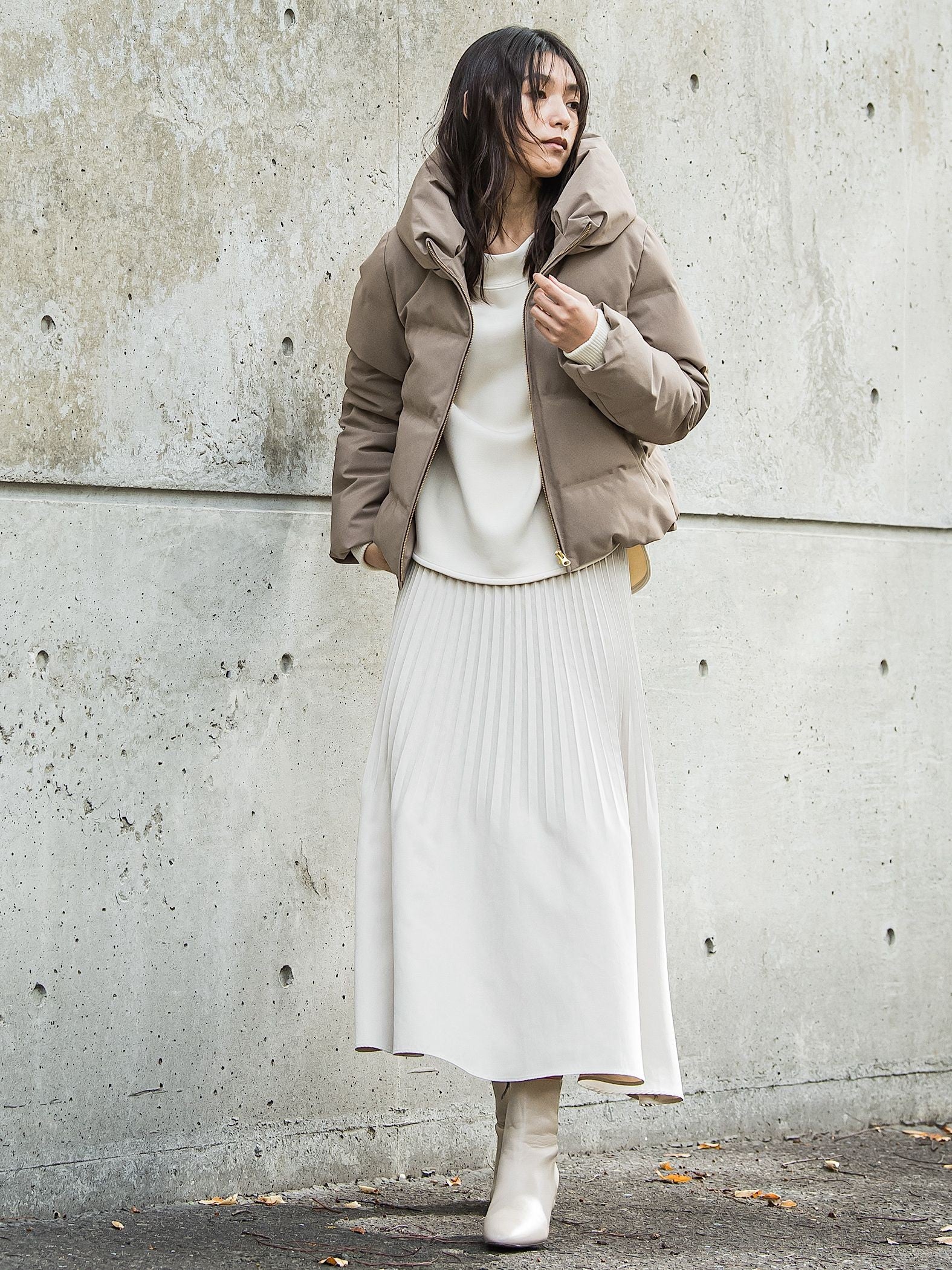 コンパクトシームレスダウンジャケット