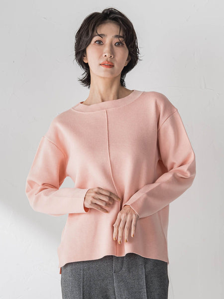 【大きいサイズ】”マシュマロタッチ”トーンアップニット