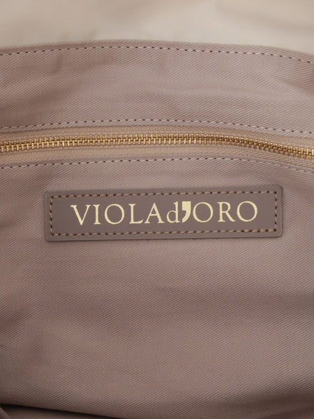 【WEB限定】【VIOLAd'ORO】ノットハンドルナイロントート M BIANCA / V-2250