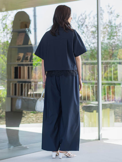 エディター東原妙子×LAUTREAMONT/レースシャツ