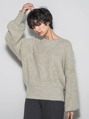 【WEB限定】ラメフェザーニット≪手洗い可能≫