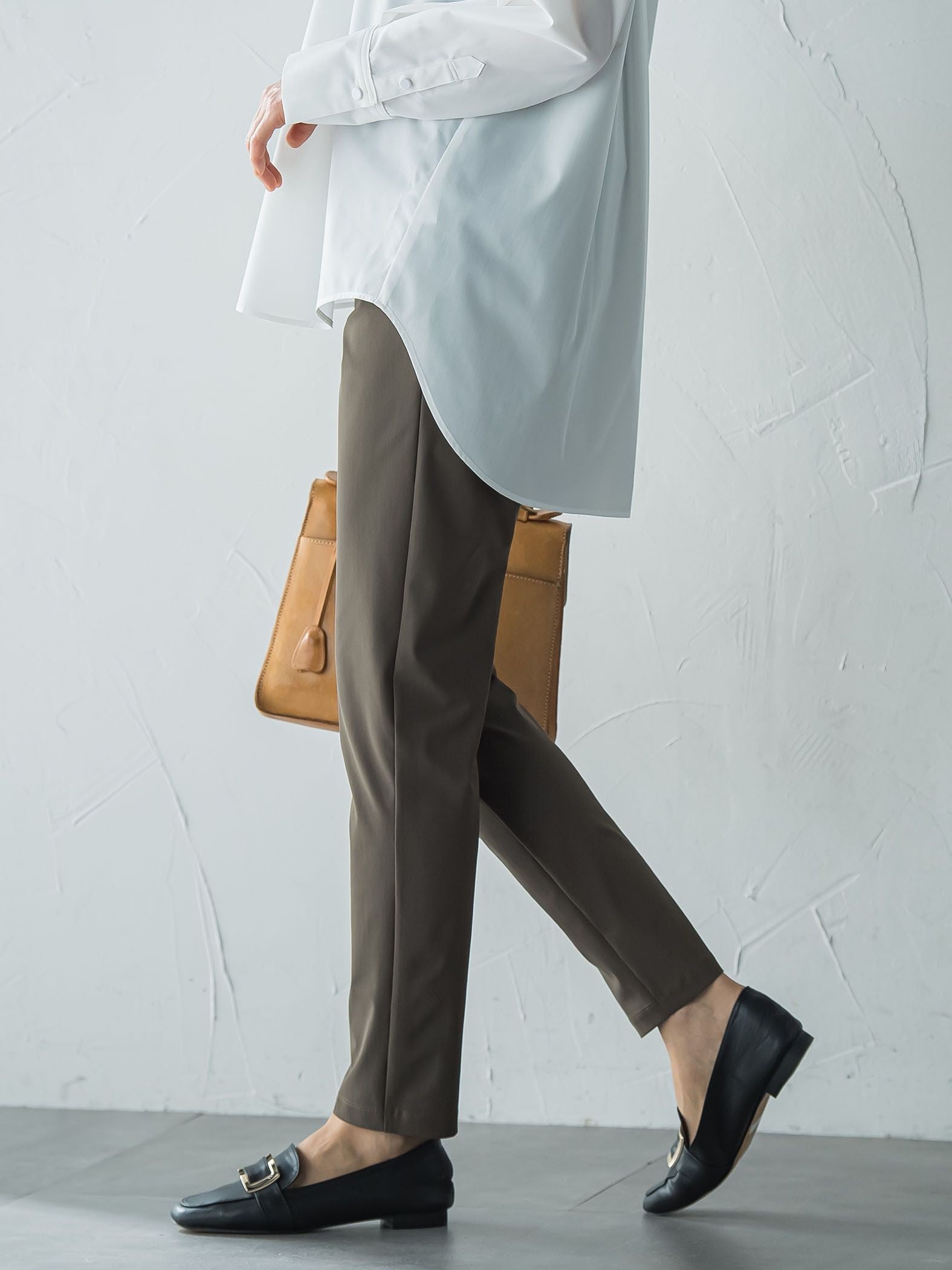 【WEB限定】ストレスフリーレギンスパンツ≪3サイズ/紫外線防止/接触冷感洗濯機で洗える≫
