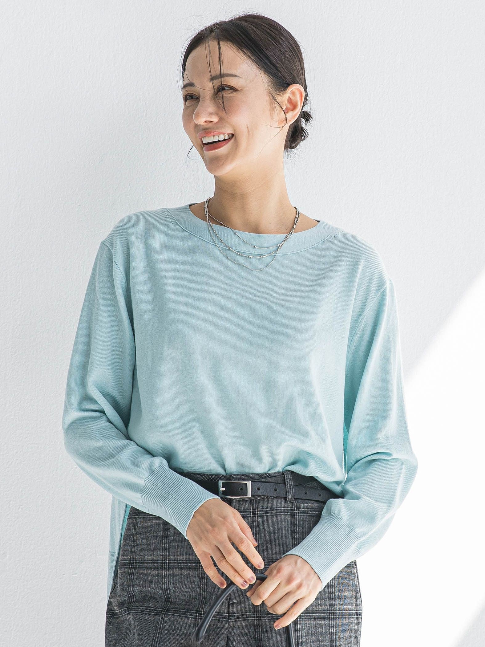 ANGELINAリブスリーブニット≪WEB限定11号/洗える≫