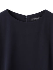 アチェローザバックサテンジョーゼットワンピース