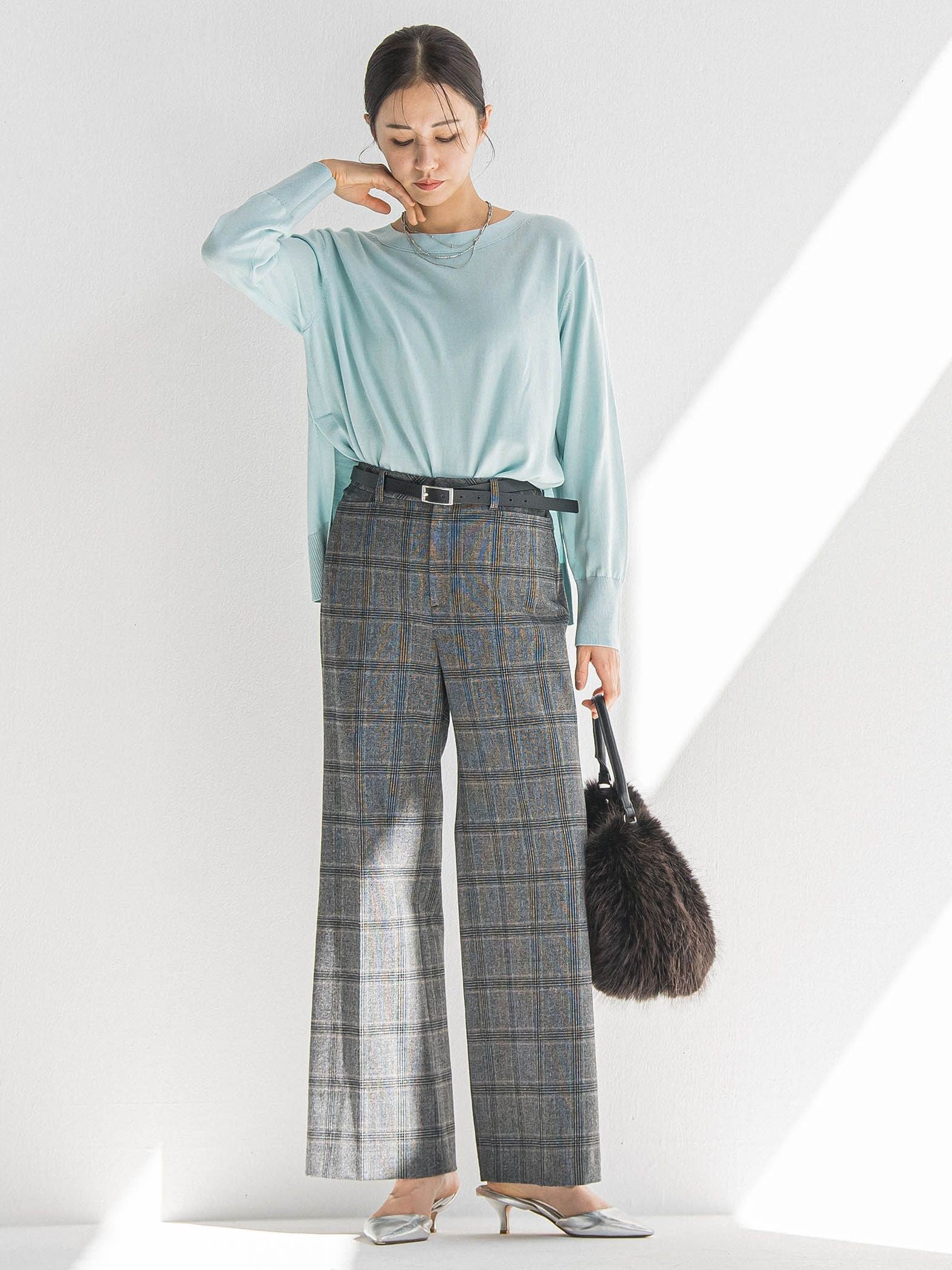 ANGELINAリブスリーブニット≪WEB限定11号/洗える≫