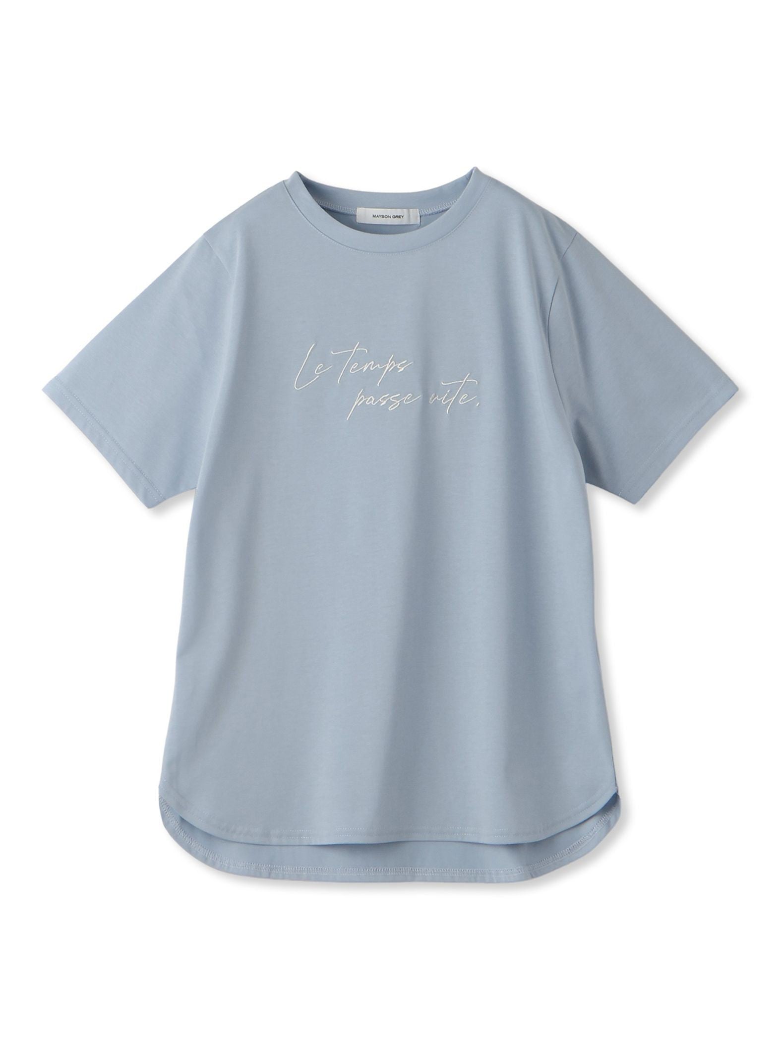 ハンドメッセージ刺繍ロゴTシャツ≪洗濯機で洗える≫
