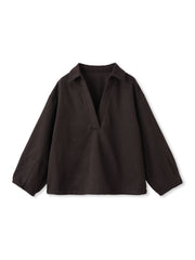 【楽・美・軽】スキッパーブラウス≪手洗い可能≫