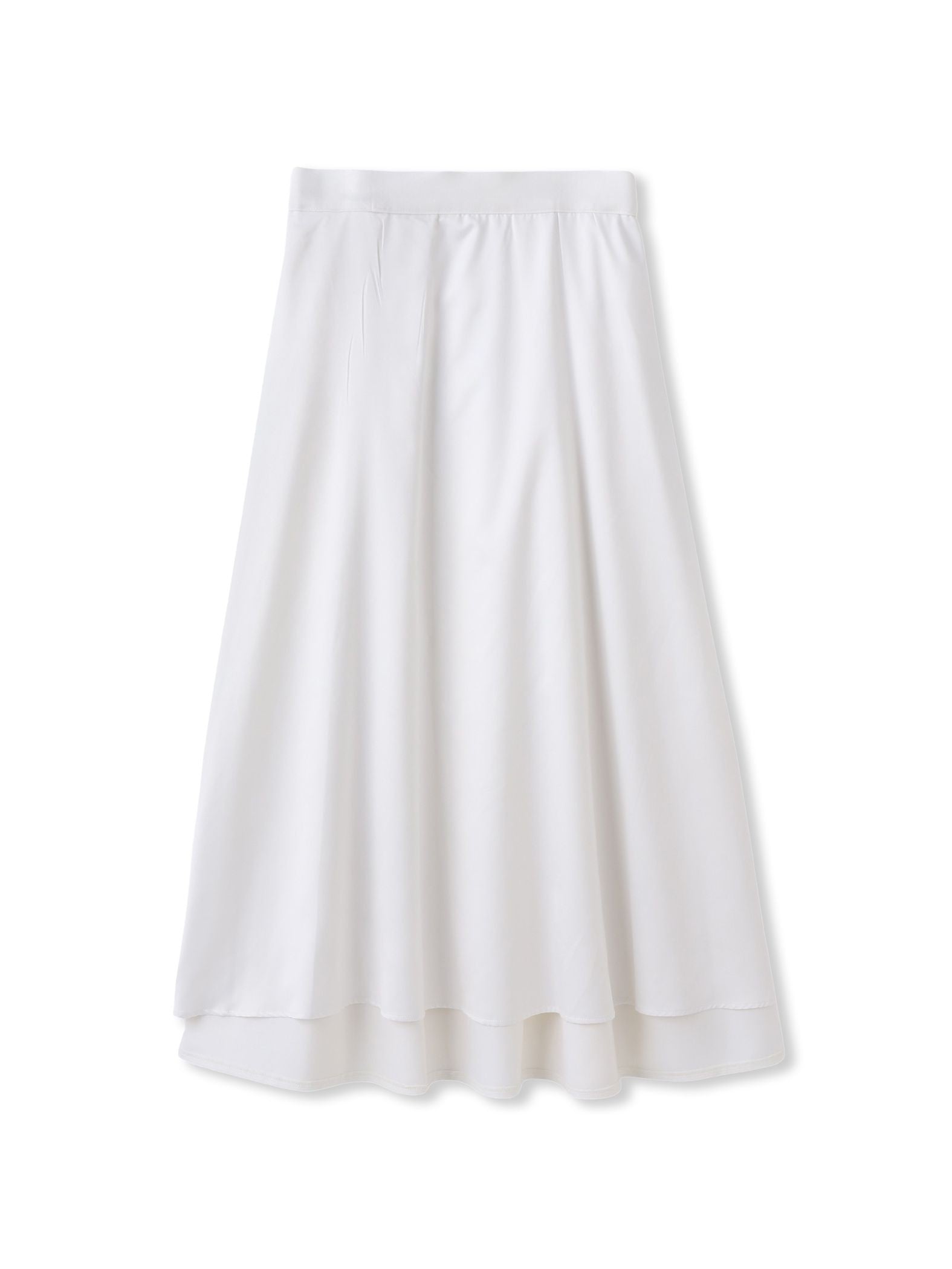 ウールブレンドストレッチフレアスカート≪セットアップ対応/手洗い可能≫