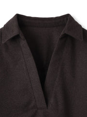 【楽・美・軽】スキッパーブラウス≪手洗い可能≫