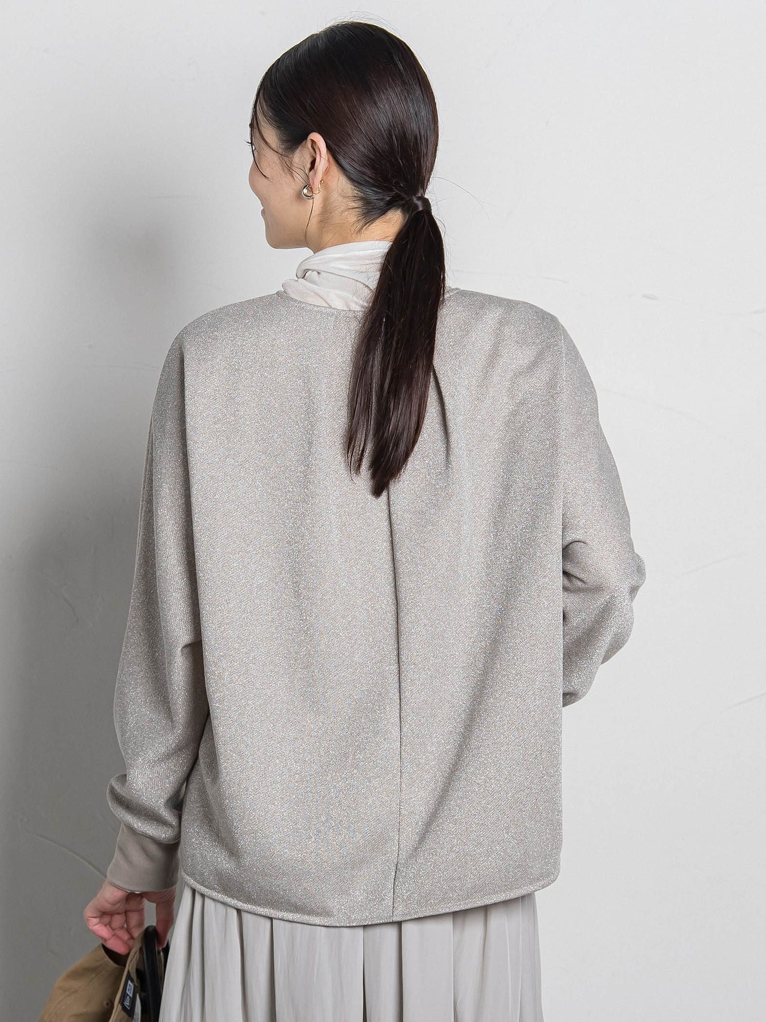 カシミヤシルクシアーラメタートル≪WEB限定カラー/手洗い可能≫