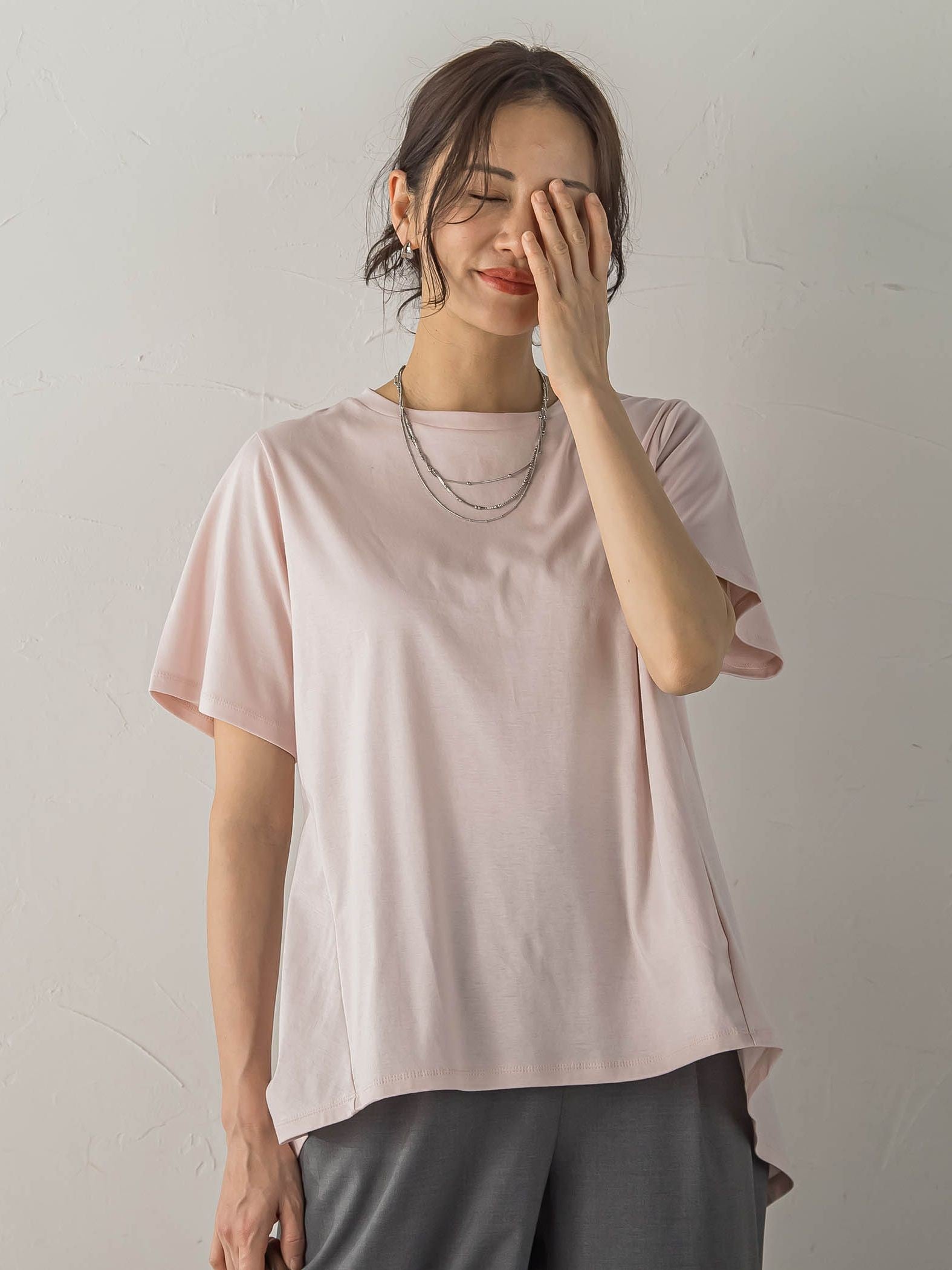 【WEB限定】≪気分で選べる！≫ジュエリーカラーカットソー