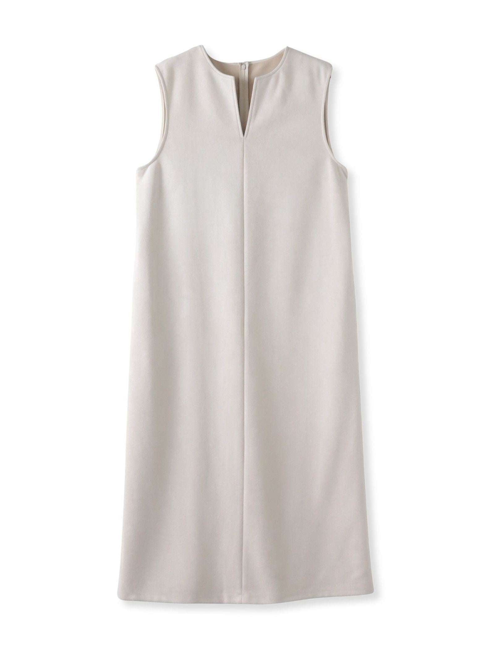 【WEB限定】フェイクスエードワンピース≪洗える≫