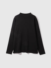 ハイネック総針ニットプルオーバー≪手洗い可能≫