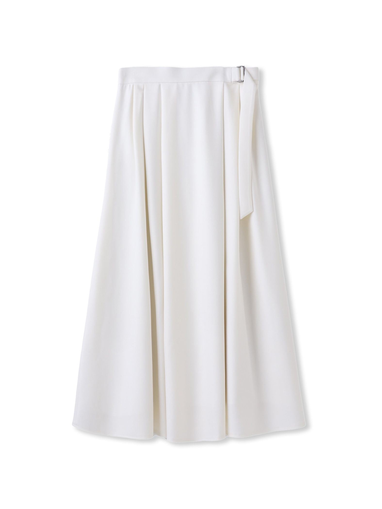 ウールブレンドストレッチフレアスカート≪セットアップ対応/手洗い可能≫