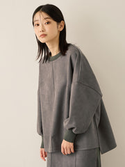 スウェードタッチダンボールプルオーバー≪手洗い可能≫
