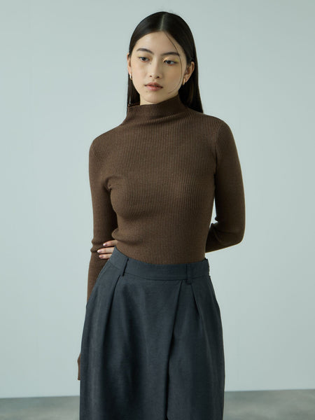 サムホールハイネックニットプルオーバー≪手洗い可能≫