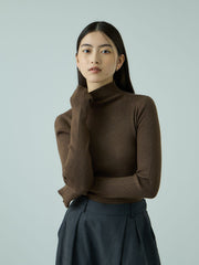 サムホールハイネックニットプルオーバー≪手洗い可能≫