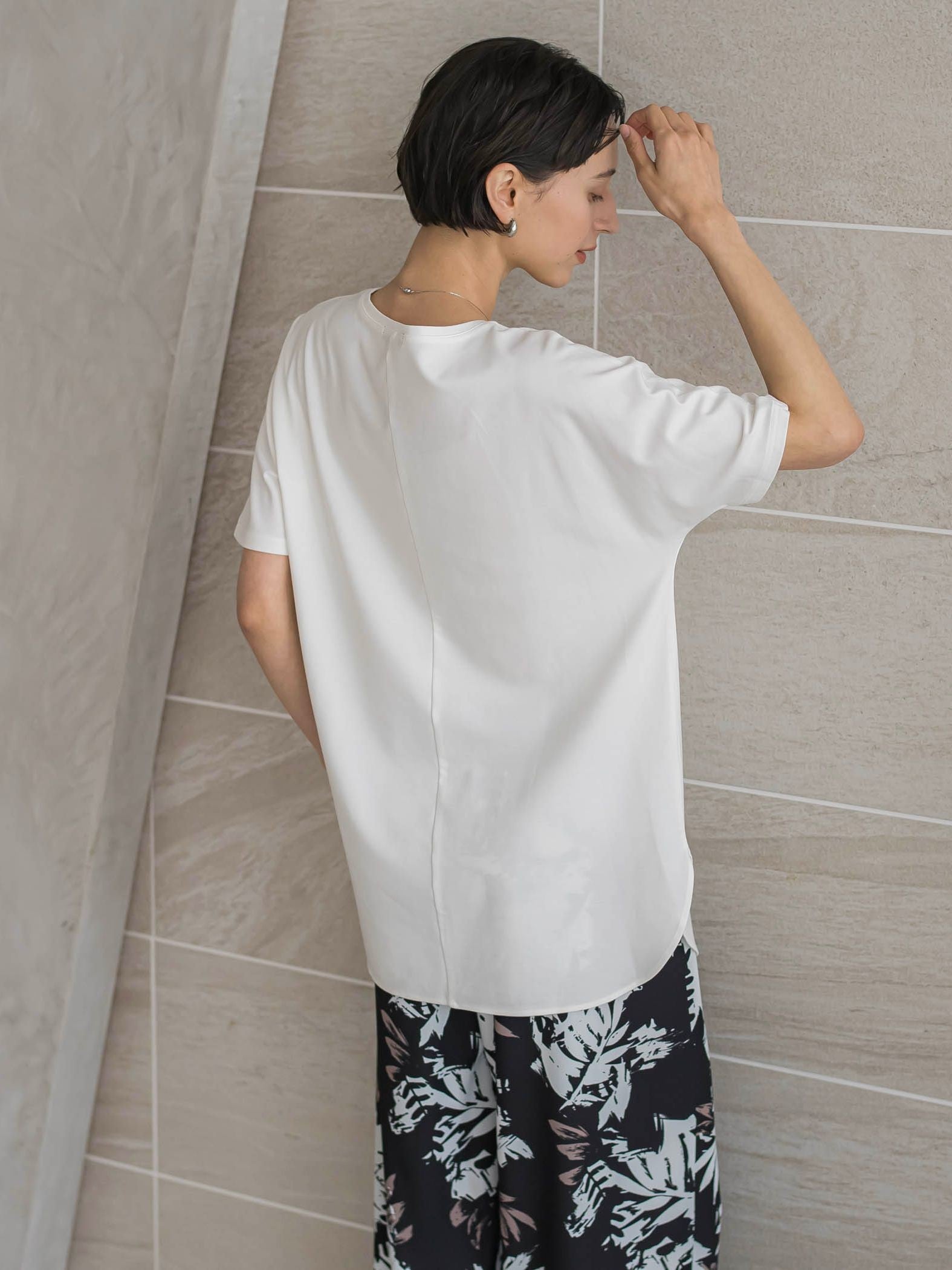 【WEB限定/大きいサイズ】”細身パンツも怖くない”Tシャツチュニック
