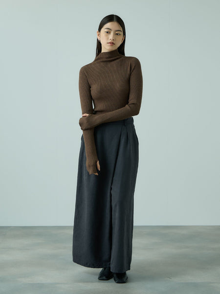 サムホールハイネックニットプルオーバー≪手洗い可能≫