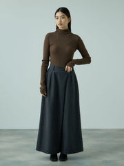 サムホールハイネックニットプルオーバー≪手洗い可能≫