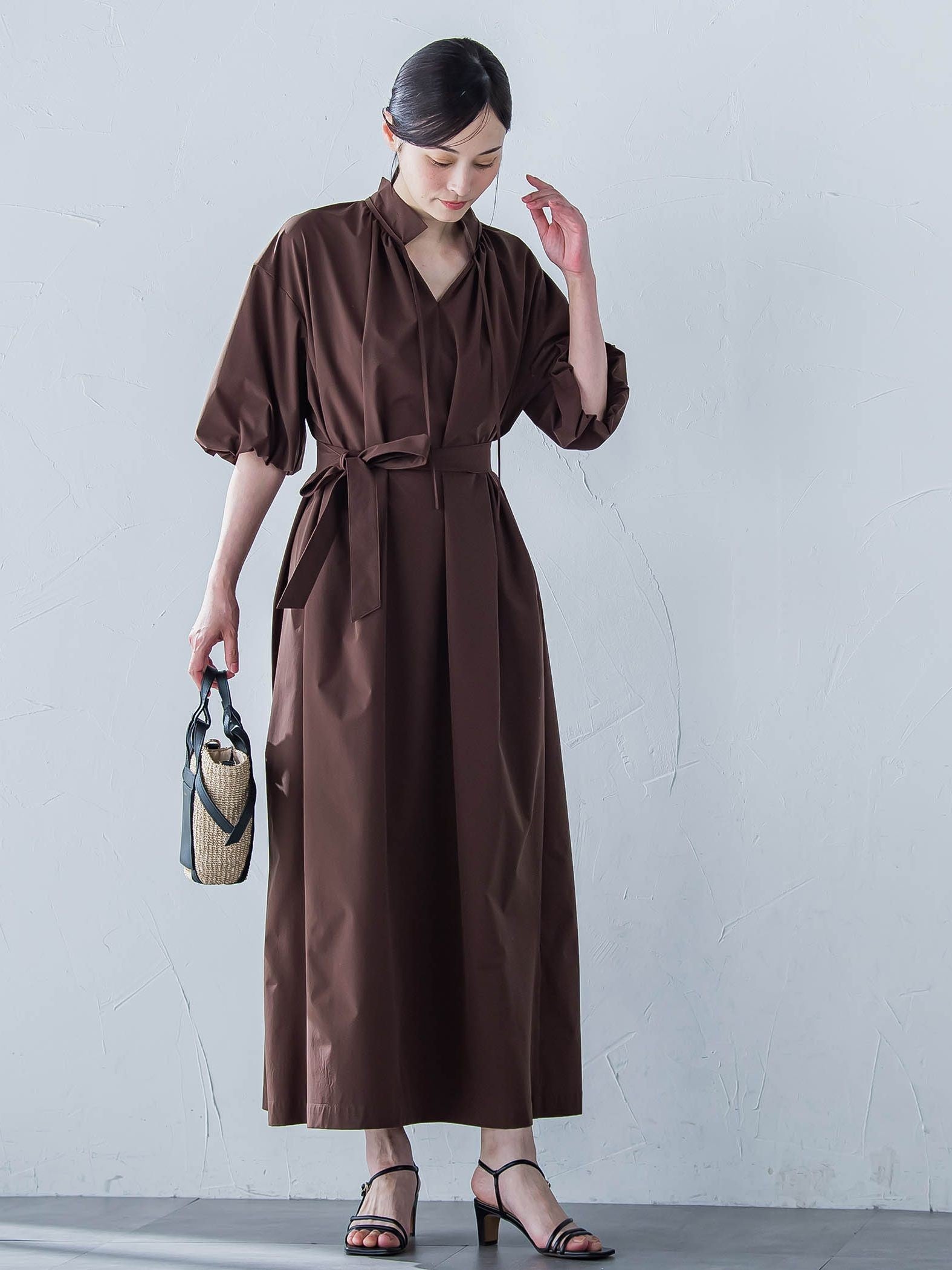 【晴れ軽】撥水UVワンピース≪UV/接触冷感/撥水性/洗濯機で洗える≫