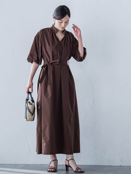 【晴れ軽】撥水UVワンピース≪UV/接触冷感/撥水性/洗濯機で洗える≫