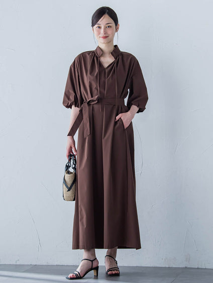 【晴れ軽】撥水UVワンピース≪UV/接触冷感/撥水性/洗濯機で洗える≫