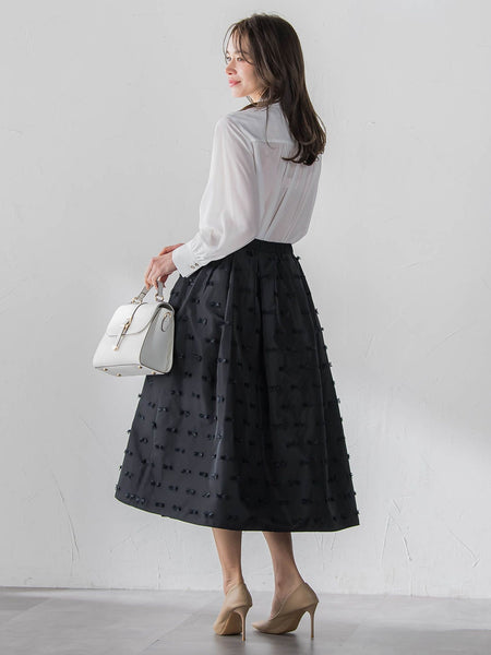 リボンジャガードスカート