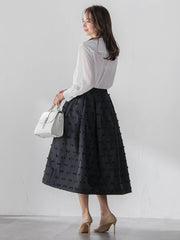 リボンジャガードスカート