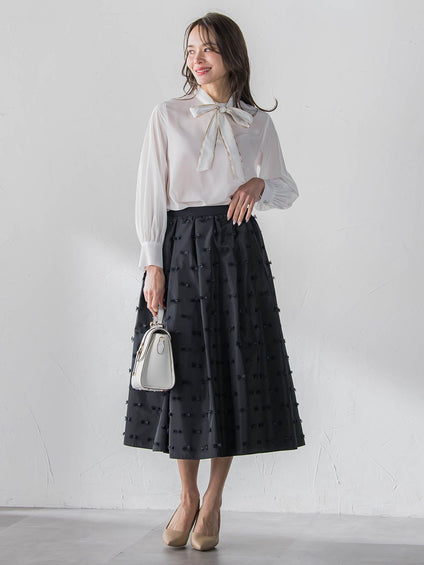 リボンジャガードスカート