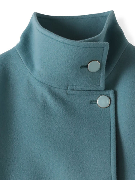 スタンドカラーショートコート