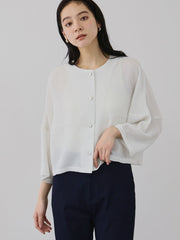 ラメッシュノーカラージャケット