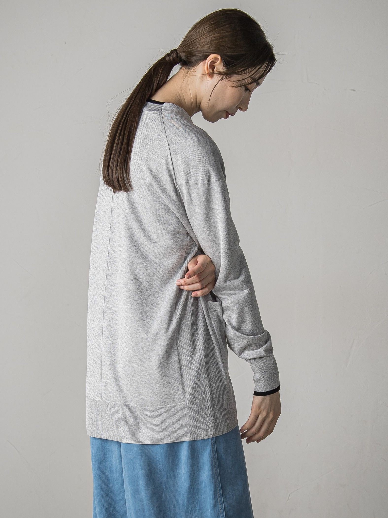 【極】SARIニットカーディガン≪手洗い可能≫