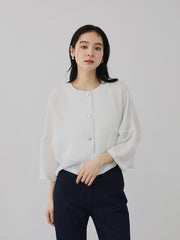 ラメッシュノーカラージャケット