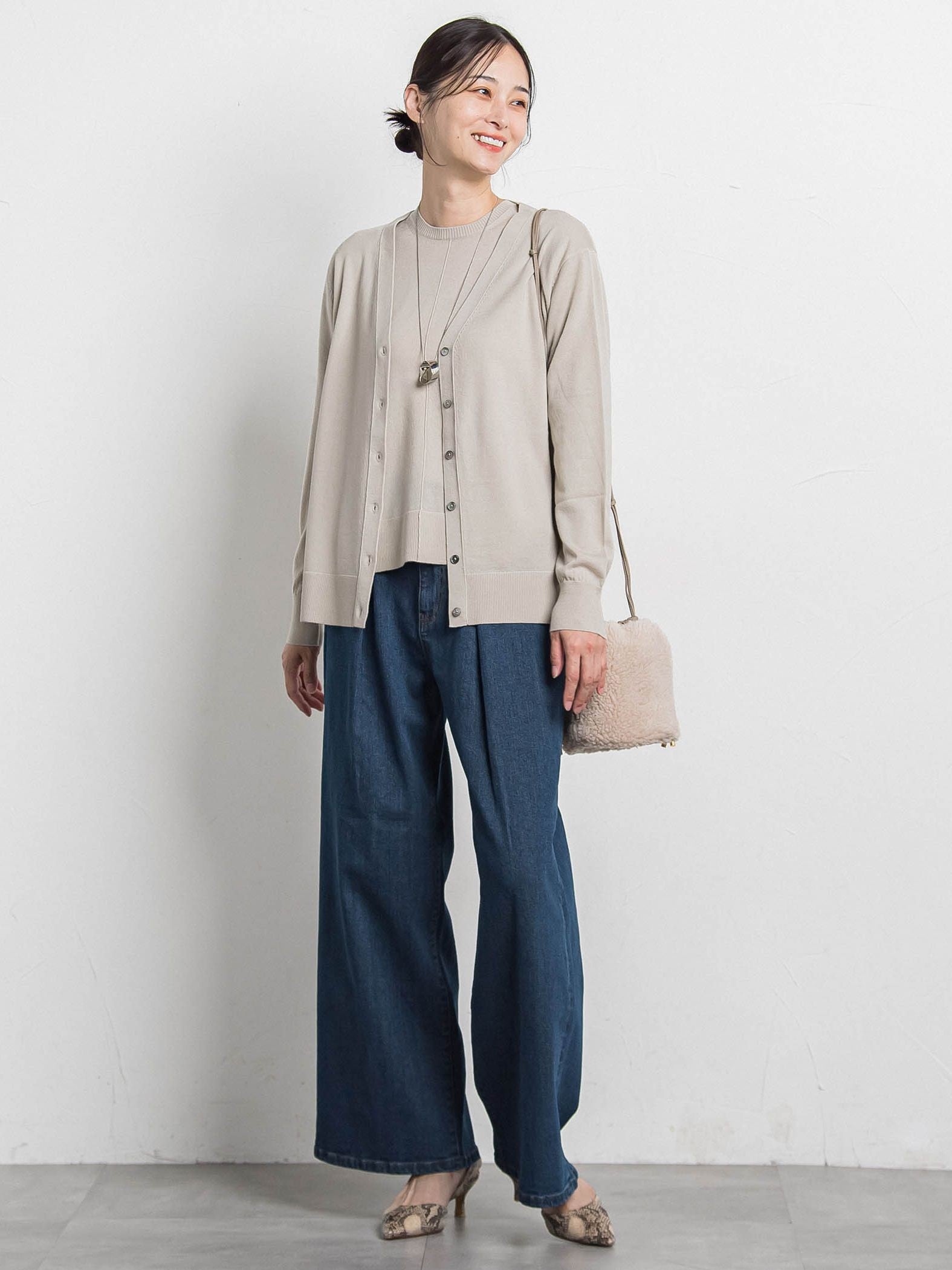 【WEB限定】【VIOLAd'ORO】ボア巾着ミニバッグ　ELMO / V-8925