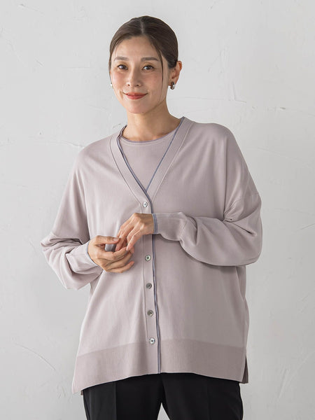 【新色追加】Tシャツニットカーディガン