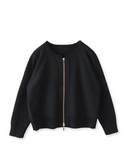 FAIRY AIRYジップカーディガン