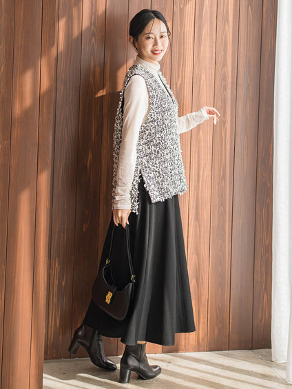 モナコツィードブラウス≪手洗い可能≫